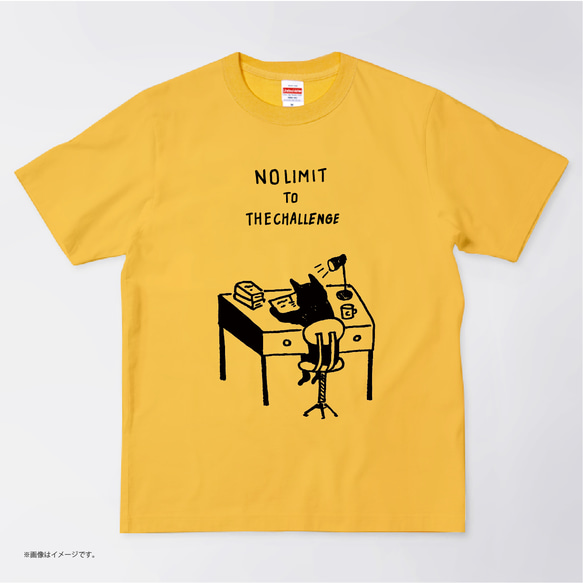 ハイクオリティー Tシャツ「NO LIMIT TO THE CHALLENGE」5.6オンス 5枚目の画像