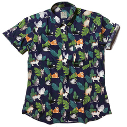 巴特先生-貓之夏-短袖系列-手工襯衫- Shirt 第1張的照片