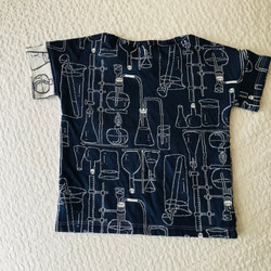 ベビー＊サイズ80☆実験器具Tシャツ 4枚目の画像