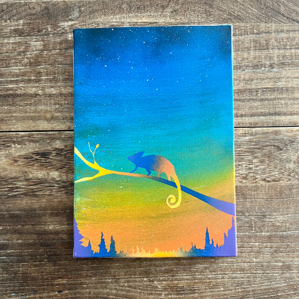 セフィロト（生命の樹）ハンドメイドパステル画　絵画アート原画 約束の 場所で 【原画】オイルパステルアート 絵画 小さなアトリエ