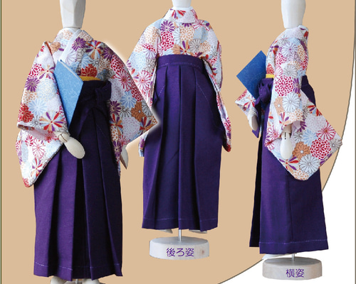 大切な人へのギフト探し ミニチュア女子着物袴 13943145 通販 misiro その他置物 菊花 置物