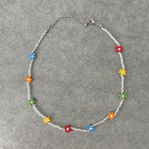 ※ 京花 ※ 似顔絵オーダー作品・ビーズネックレス 京花様 専用 ※ 似顔絵オーダー作品・ビーズネックレス