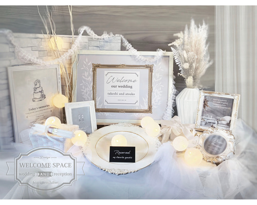 ウェルカムボード オーダー受付 ♪ ウェルカムオブジェ ウェルカム