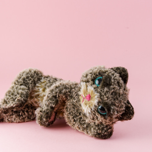 癒されネコのあみぐるみ 抱っこtype サビ猫のサビーヌ。 あみぐるみ