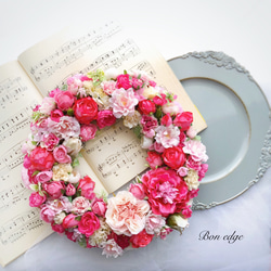 アーティフィシャル♡ ぶどうのオーバルリース 完成品】ひまわりとぶどうのリース アーティフィシャルフラワー アート