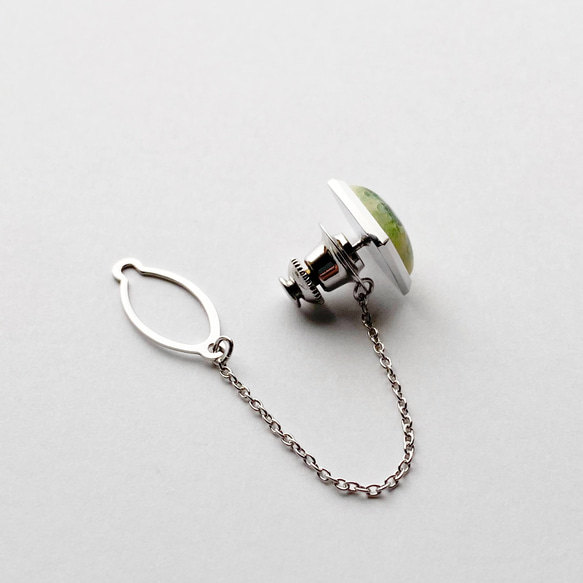 銀唐草 七宝焼タイタック(ラペルピン) 純銀胎有線七宝 メンズ タイピン・カフス シルバー（素材） FKP1407920917(10725円)