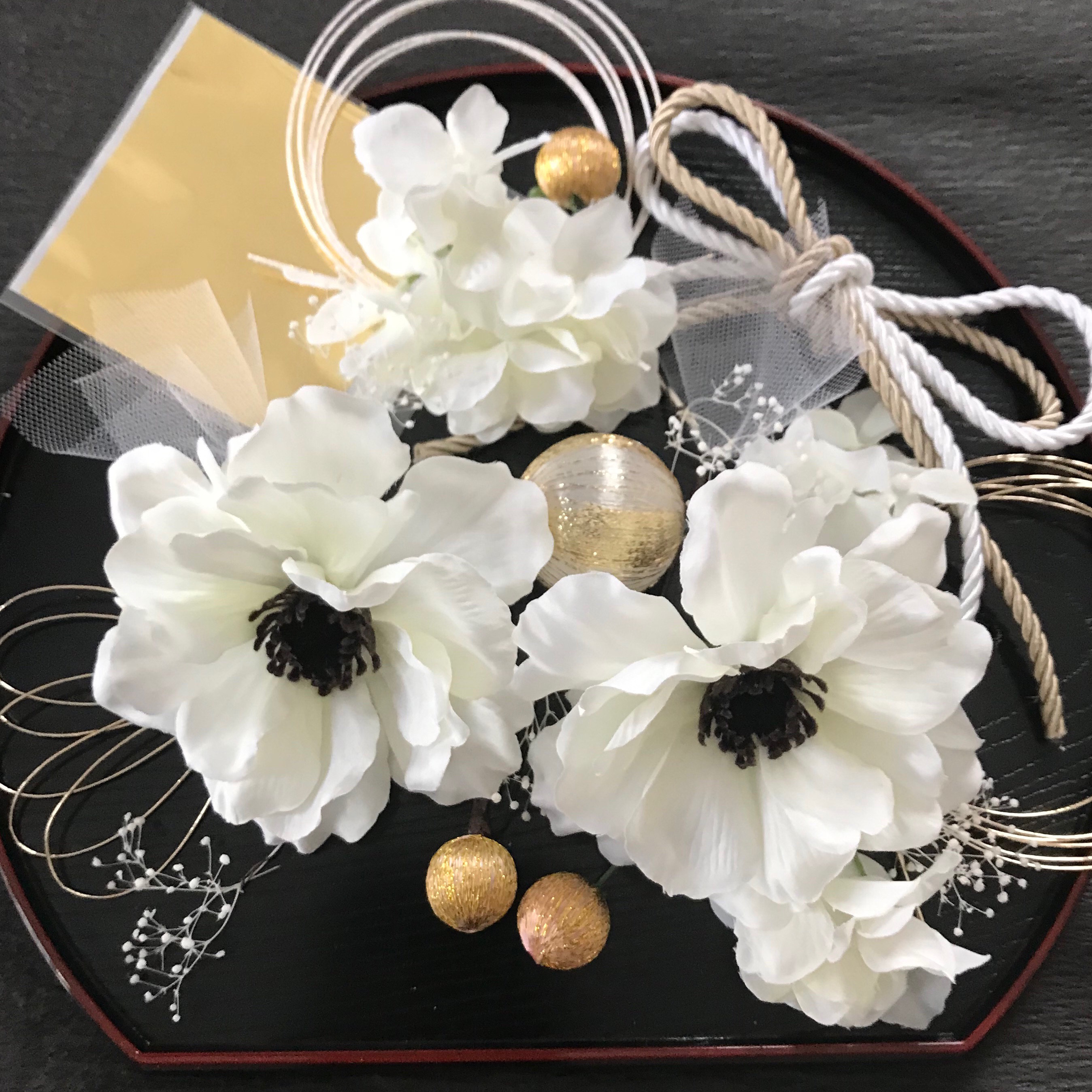 アネモネ　大二輪【成人式　結婚式　長持ち髪飾り】　紫陽花　卒業式  和装用　袴　振袖　紫陽花　ウェディング　ヘア飾り