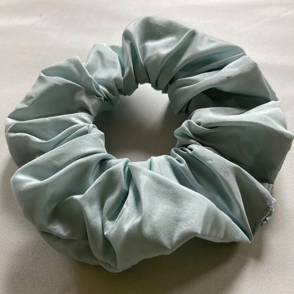 シルクタフタシュシュ〈ペールトーン・セラドン〉First川俣シルク プチギフト サスティナブル 4枚目の画像