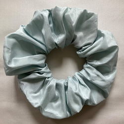 シルクタフタシュシュ〈ペールトーン・セラドン〉First川俣シルク プチギフト サスティナブル 3枚目の画像