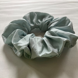 シルクタフタシュシュ〈ペールトーン・セラドン〉First川俣シルク プチギフト サスティナブル 2枚目の画像