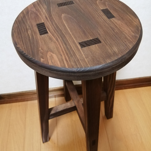 木製スツール 高さ58cm 丸椅子 stool 椅子（チェアー）・スツール toa