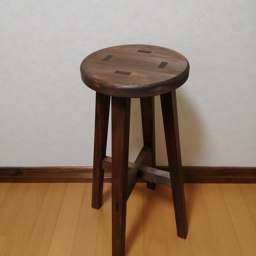木製スツール 高さ58cm 丸椅子 stool 椅子(チェアー 木製スツール 高さ58cm 丸椅子 stool 椅子(チェアー