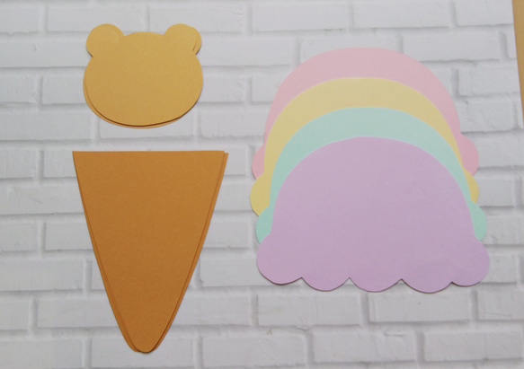 夏 製作『アイスクリーム』製作キット １０セット 5枚目の画像