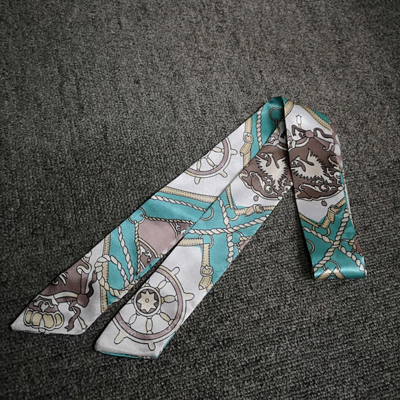 リボンスカーフ 300 バッグスカーフ　スカーフ 2枚目の画像