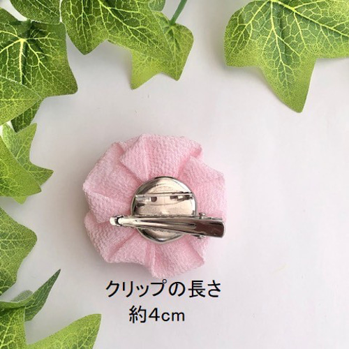 本鼈甲ブローチ 薔薇　バラ パールピンク 薔薇 ばら バラ ローズ 2wayクリップ ブローチ