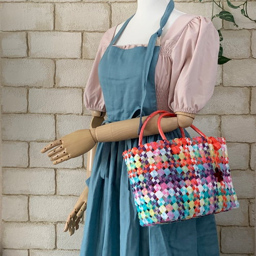 プラカゴバッグ プラカゴバッグ LLサイズ ワイド&ショート シルバー A4対応 プラ