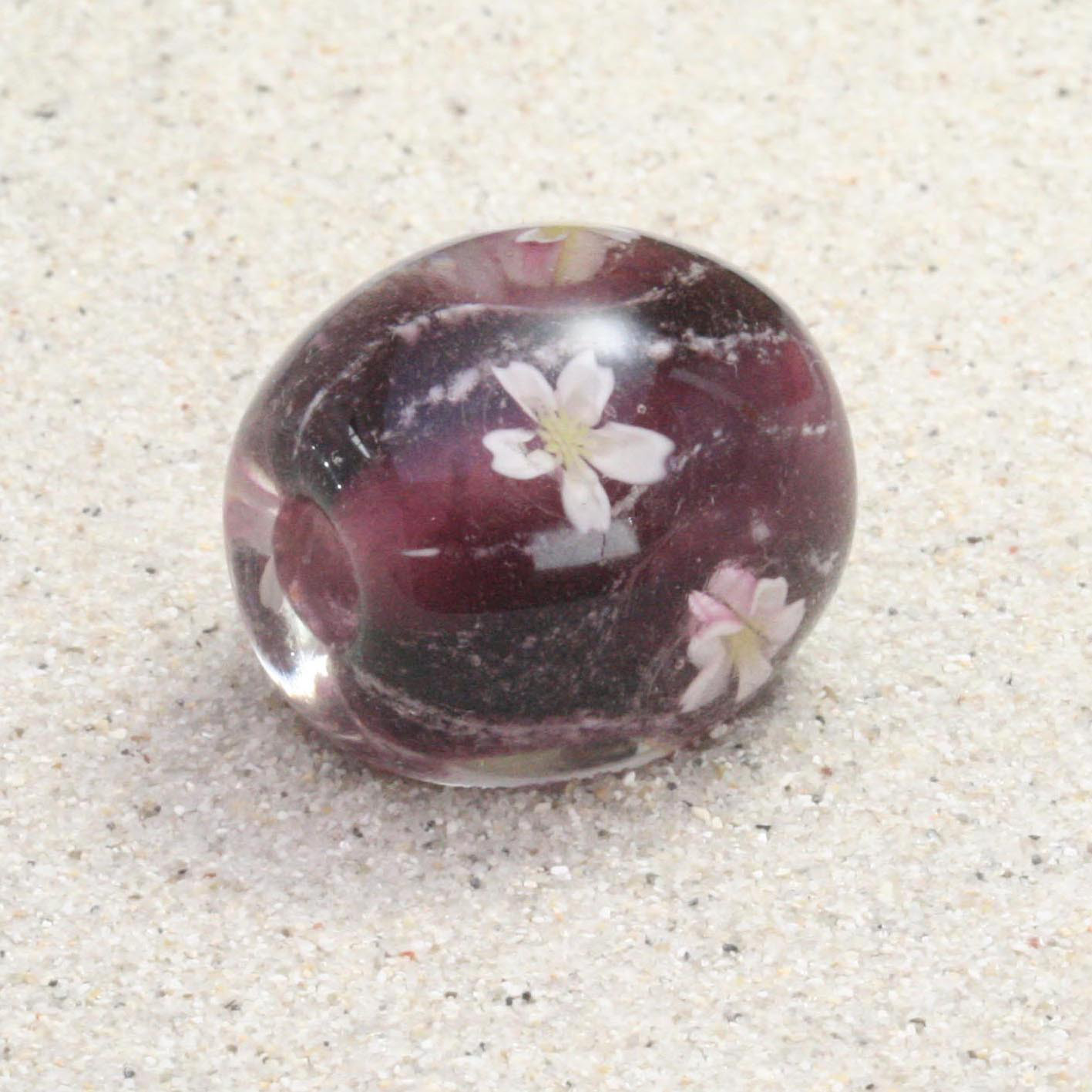 とんぼ玉　ガラス　花とんぼ玉