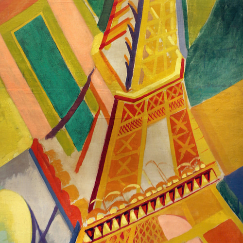 NO.388】エッフェル塔の絵画アートポスター☆カラフルフランス