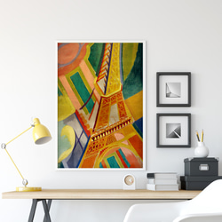 NO.388】エッフェル塔の絵画アートポスター☆カラフルフランス