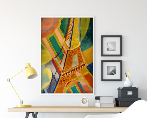 Amazon.co.jp: 風景画 アートパネル 3枚セット 飾り絵 パリ