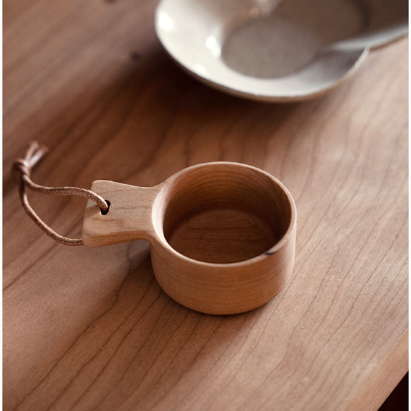受注生産 職人手作り 木製計量スプーン コーヒースプーン キッチン カフェ インテリア 木製 無垢材 家具 LR2018 5枚目の画像
