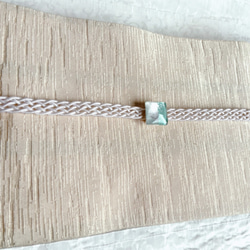 羽織紐と帯留めセット【うたかた】　 5枚目の画像