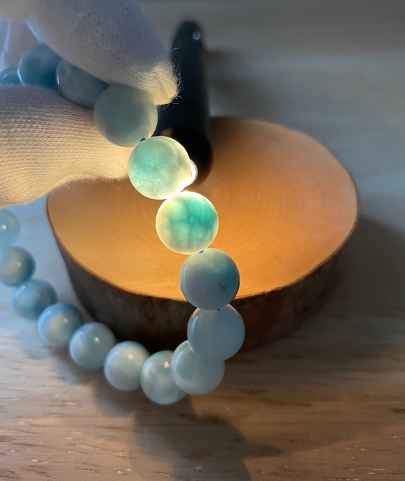 「ご確認ページ」Larimar Sgrade #Ls070〔破格値〕〜ラリマーブレスレット〜 8枚目の画像