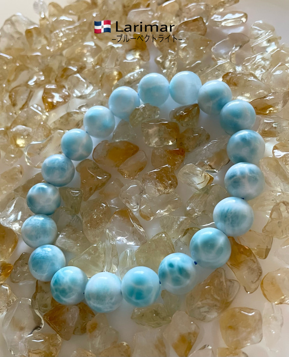 「ご確認ページ」Larimar Sgrade #Ls070〔破格値〕〜ラリマーブレスレット〜 1枚目の画像