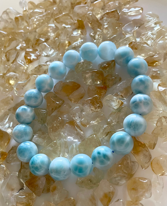 「ご確認ページ」Larimar Sgrade #Ls070〔破格値〕〜ラリマーブレスレット〜 2枚目の画像