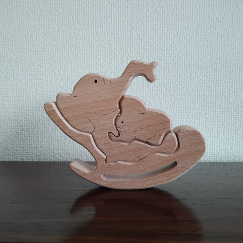 ぞうさん スツール リプロダクト 水色 ブルー ゾウさんのお昼ね