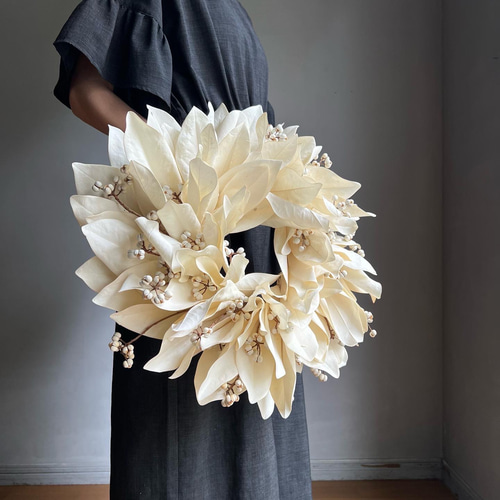 ホワイトリース タイサンボクとつぶつぶナンキンハゼ ドライ