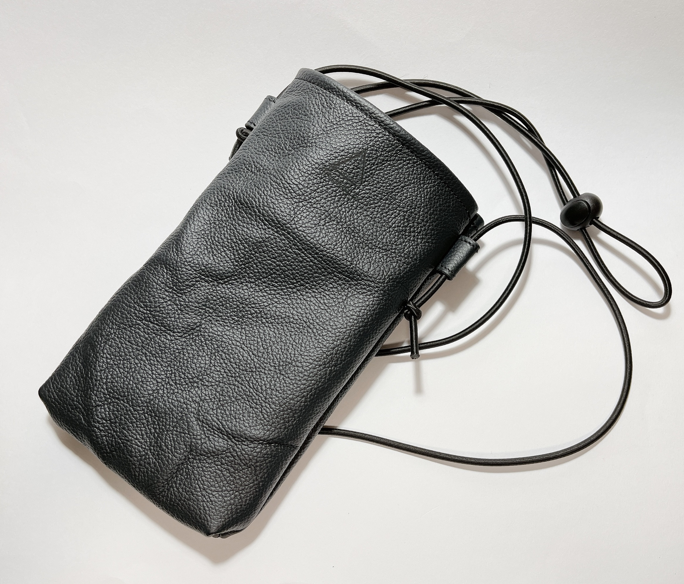 Black Leather Sacoche （scc-01）