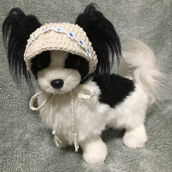 犬用夏帽子❤️犬用サンバイザー❤️小型犬用帽子 3枚目の画像