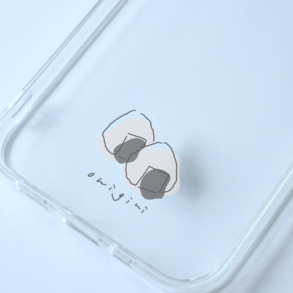 おにぎり　onigiri/mplant　スマホケース　iPhoneケース　クリアケース　ソフトケース　シンプル 人気・おすすめ｜使いやすい・旅行におすすめ セール中 全国発送 国内発送対応