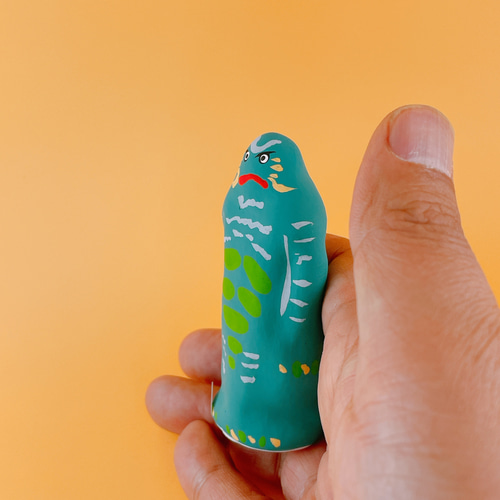 モンスターらんど 明治製菓 レトロ 食玩 ミイラ男 指人形 当時物