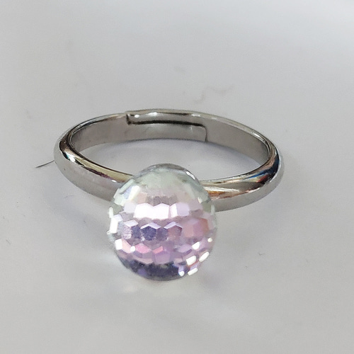 スワロフスキー disco ビンテージ 70年代 ミラーボール 8mm