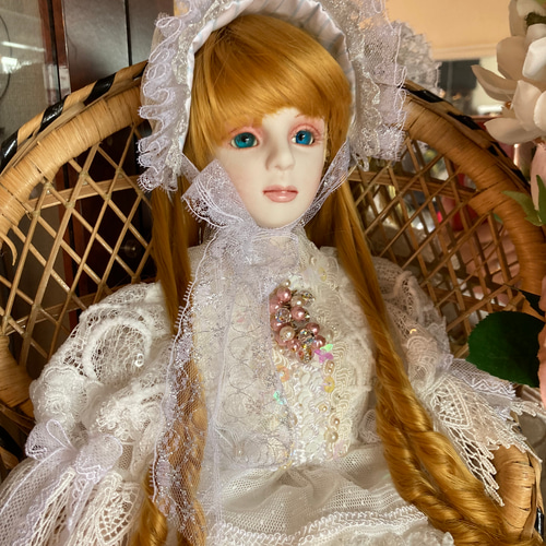 ホワイトのアンティークドールドレス antiqueクラシカルドールドレス（通常丈） - Victorian maiden