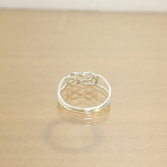 silver＊あわじ結び＊リング【銀】Awaji knot silver ring 9枚目の画像