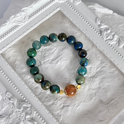 おまとめ専用です♡高品質アラシャンアゲート オリジナル かわいい配色 天然石アラシャンアゲートのブレスレット