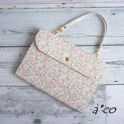 訳あり 持ち手付き ラウンドファスナー長財布 お財布バッグ ミナ