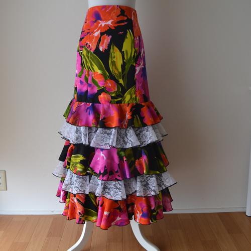 フラメンコ衣装 スカート ファルダー （T-1）セミオーダー その他