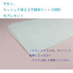 【送料無料】レースマスク：結婚式に：通気性抜群で呼吸がしやすい！ダブルラッセル地マスク：抗菌処理済み 10枚目の画像