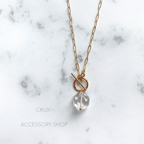 14kgf]N18 クリスタルネックレス ネックレス・ペンダント CRUX 通販 