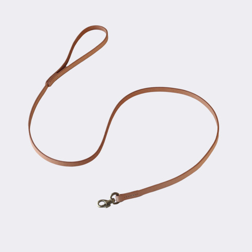 本革 リード 小型犬 中型犬 軽やか 手になじむ ブッテーロ ナチュラル
