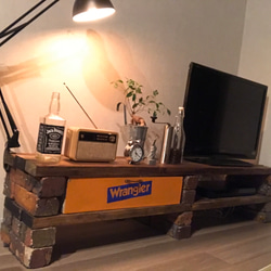 ハンドメイド　テレビボード　オーダー受け付けます。 creemaキャンペーン期間限定 オーダーハンドメイド ブルックリン調