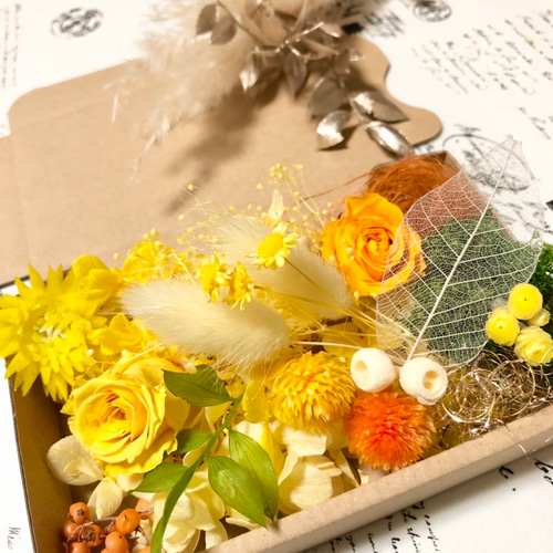 ナチュラルドライフラワー ♡ハーバリウム花材ドライフラワー 花