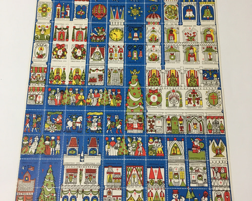 アメリカ【100シート】1968年 ヴィンテージ　クリスマスシール100シート アメリカ【100シート】1968年 ヴィンテージ クリスマスシール100シート