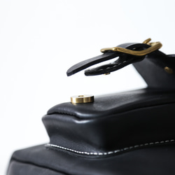 [Kansenha] 真皮手工迷你女士背包 第9張的照片