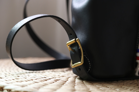 [Kansenha] 真皮手工迷你女士背包 第19張的照片