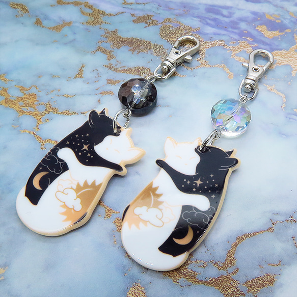 ☆728☆12月誕生石にゃんこ玉チャーム